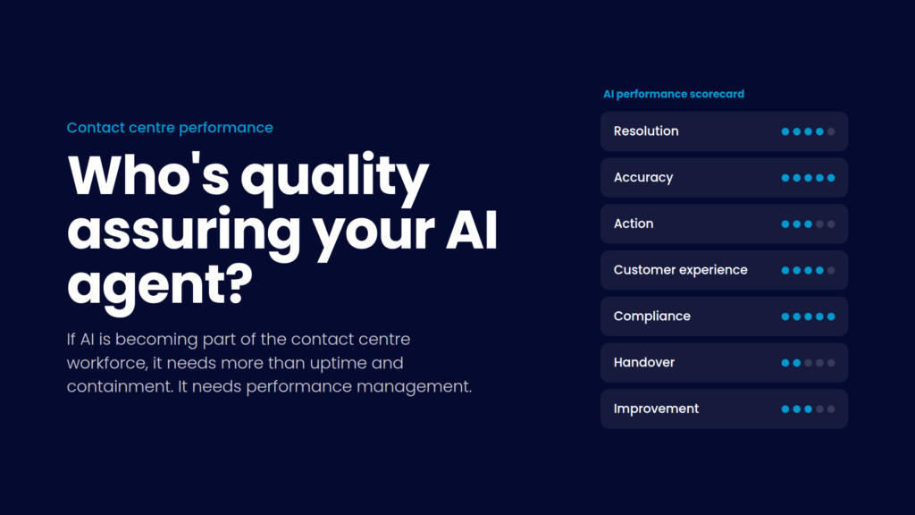Who’s Quality-Assuring Your AI Agent? 